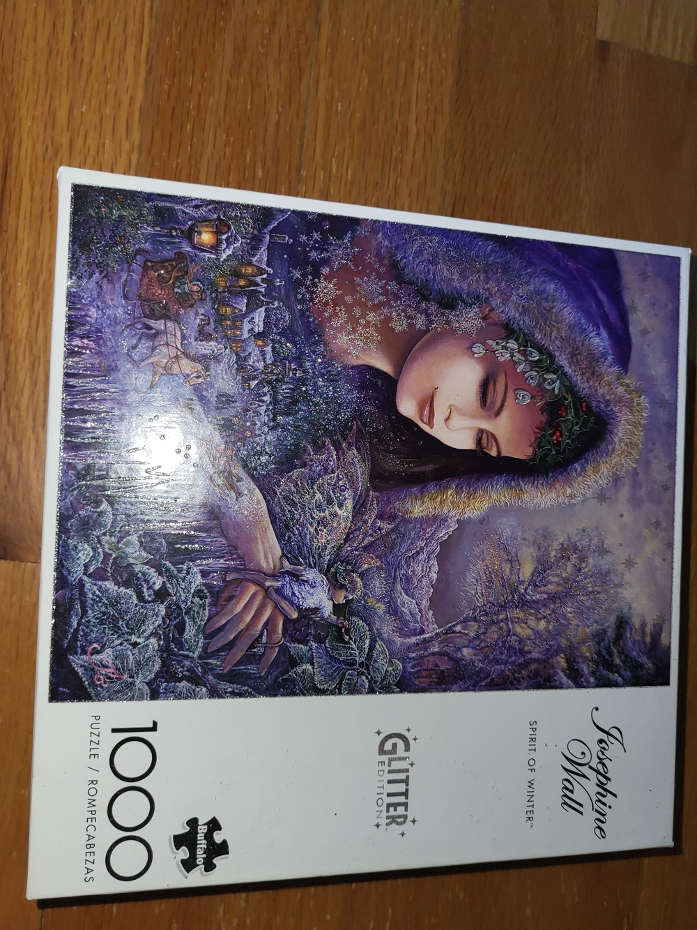Josephine Wall Glitter Edition Spirit Of Winter 1000 Piece Jigsaw Puzzle New